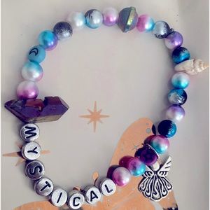 Kandi crystal bracelet beaded